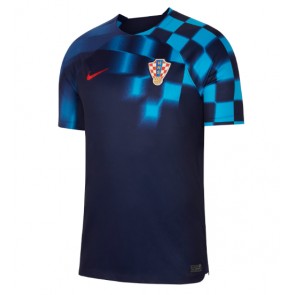 Lacne Muži Futbalové dres Chorvátsko MS 2022 Krátky Rukáv - Preč